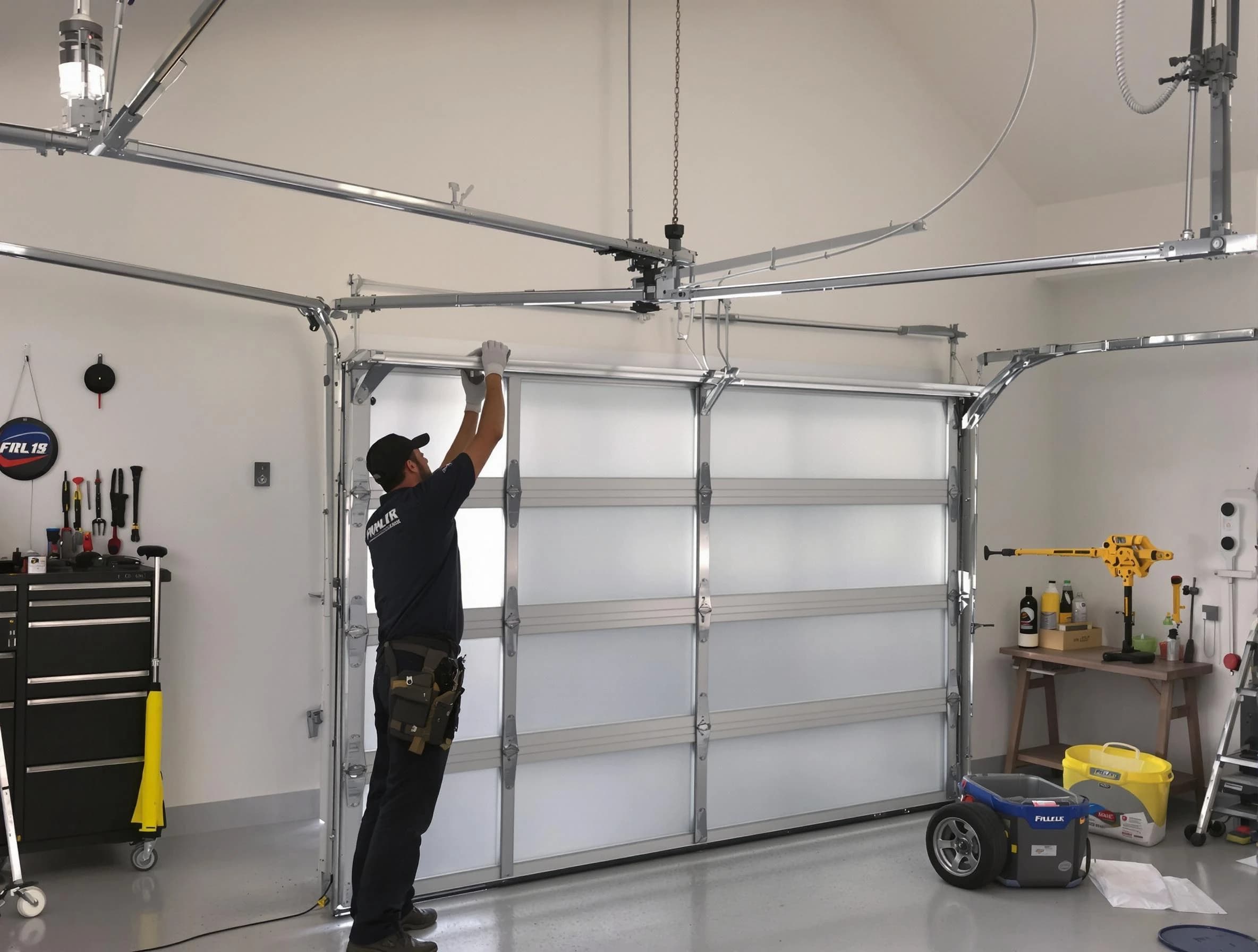 Revere Garage Door Repair certified team performing precision garage door installation in Revere