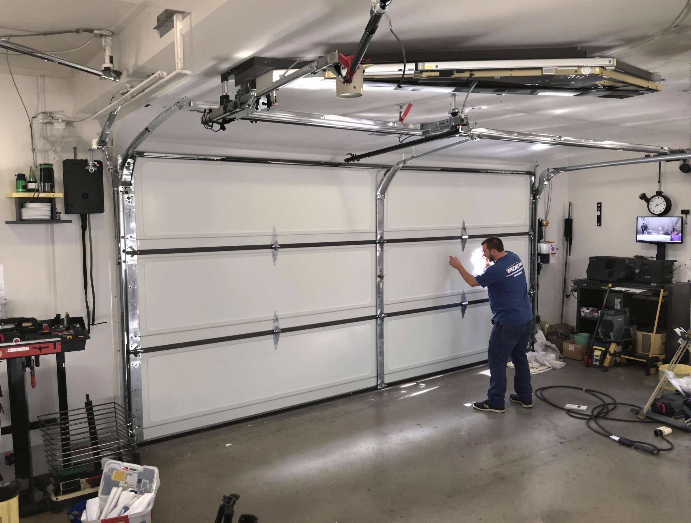 Professional garage door repair service by Revere Garage Door Repair in Revere
