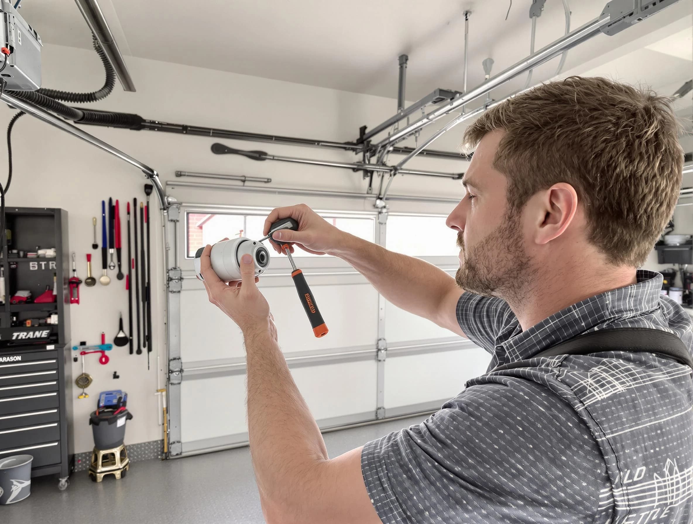 Garage door opener repair service by Revere Garage Door Repair in Revere