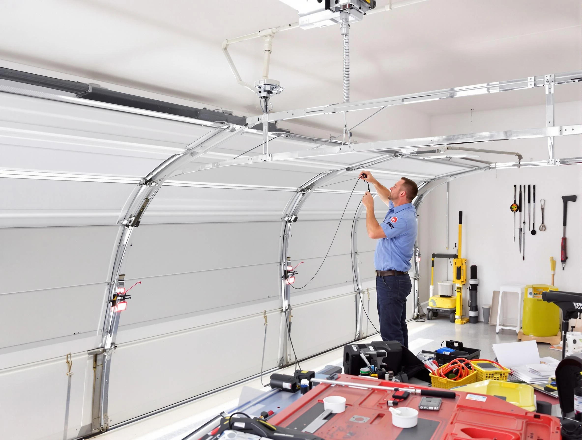 Garage door cable repair service by Revere Garage Door Repair in Revere