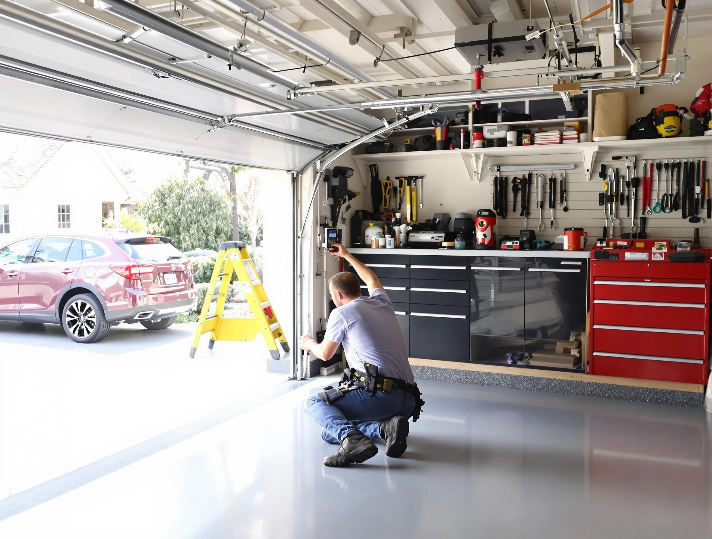 Local garage door repair service by Revere Garage Door Repair in Revere
